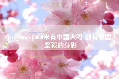 桂阳5000米有中国人吗-都有中国人坚毅的身影