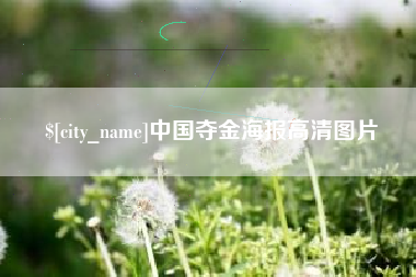桂阳中国夺金海报高清图片