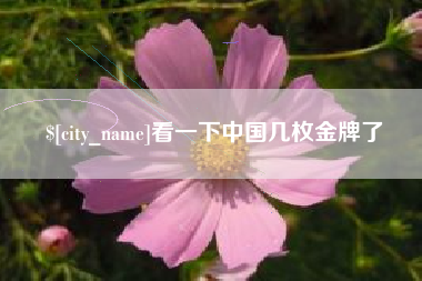 桂阳看一下中国几枚金牌了