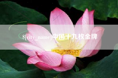 桂阳中国十九枚金牌