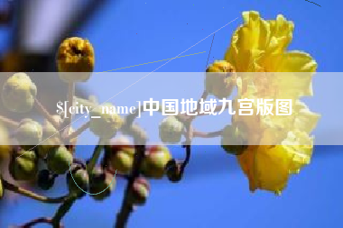 桂阳中国地域九宫版图