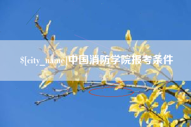 桂阳中国消防学院报考条件