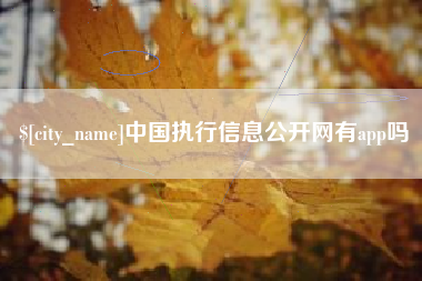 桂阳中国执行信息公开网有app吗