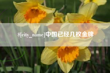 桂阳中国已经几枚金牌
