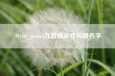 桂阳九宫格游戏叫啥名字