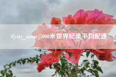 桂阳5000米世界纪录平均配速