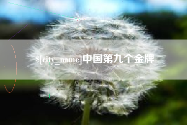 桂阳中国第九个金牌