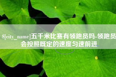 桂阳五千米比赛有领跑员吗-领跑员会按照既定的速度匀速前进