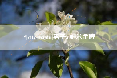 桂阳男子5000米金牌