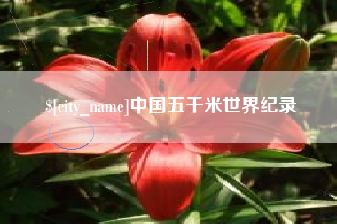 桂阳中国五千米世界纪录