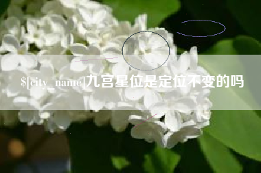 桂阳九宫星位是定位不变的吗