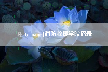 桂阳消防救援学院招录