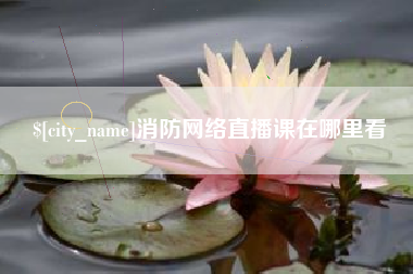 桂阳消防网络直播课在哪里看