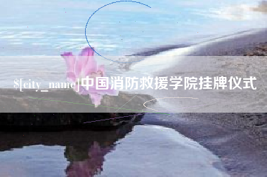 桂阳中国消防救援学院挂牌仪式