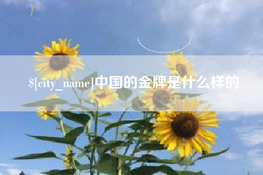 桂阳中国的金牌是什么样的