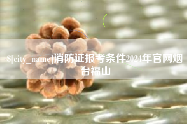 桂阳消防证报考条件2024年官网烟台福山