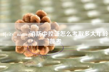 桂阳消防中控证怎么考取多大年龄能考